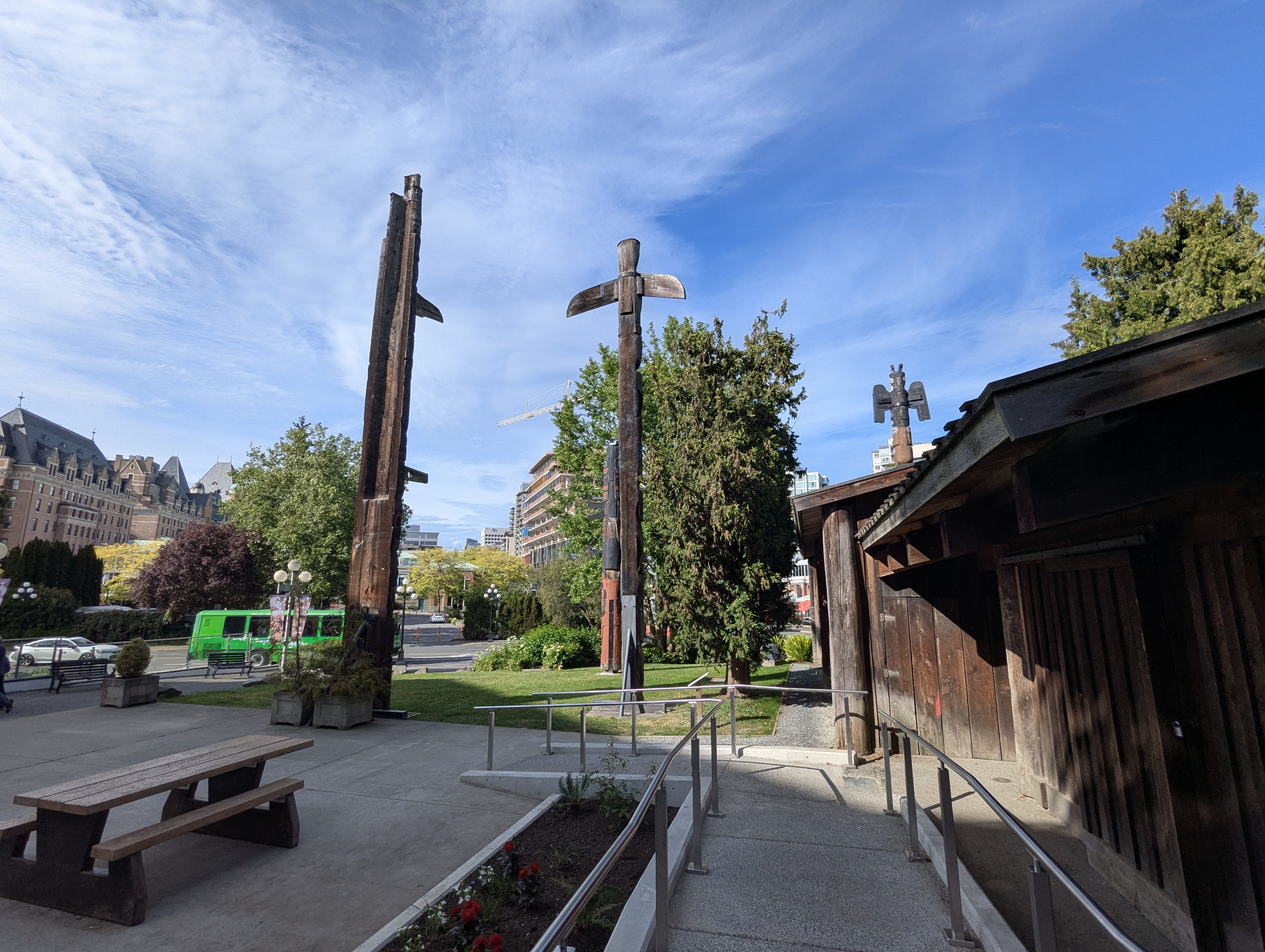 Birthday Trip to Canada, Thunderbird Park, Victoria, Vancouver Island